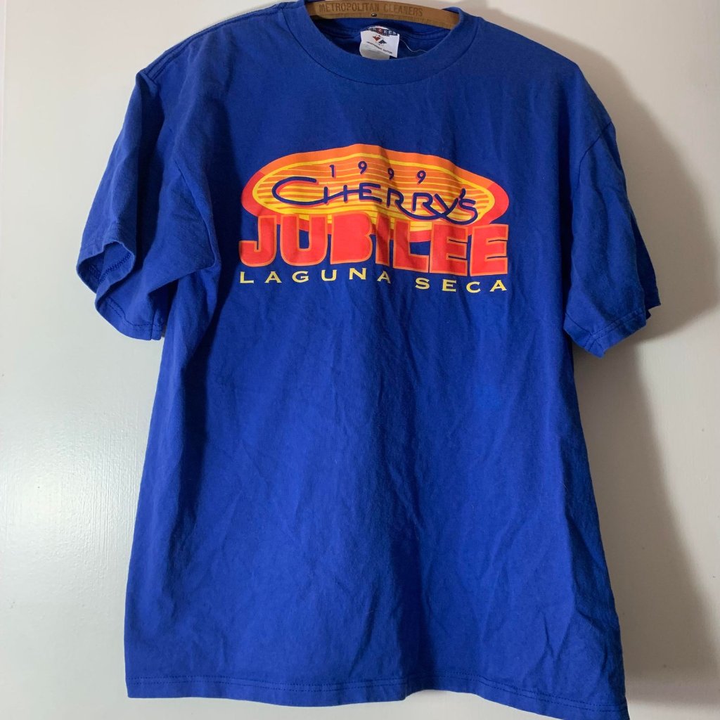 Vintage 1999 Cherrys Jubilee Laguna Seca TShirt  Sz Medium